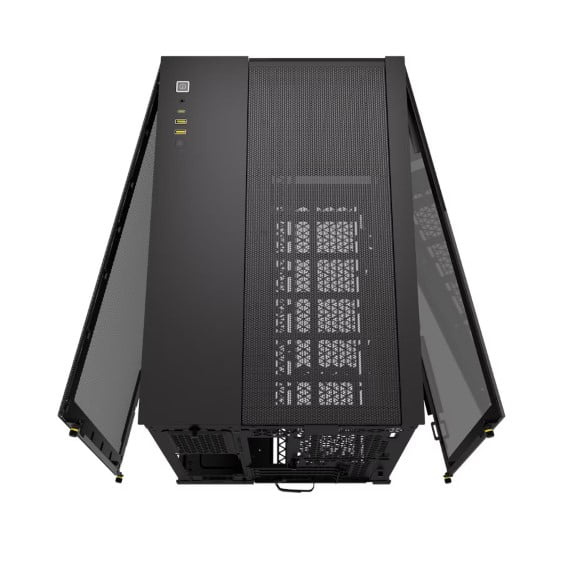 Corsair 2500X AIRFLOW Micro ATX Dual Chamber Black - Black - Image 4 | PC Wala Online