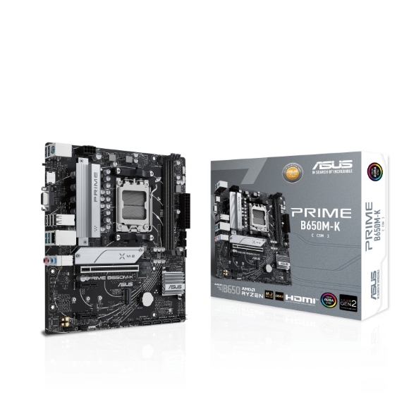 ASUS Prime A620M-K CSM mATX DDR5 AMD AM5 Motherboard