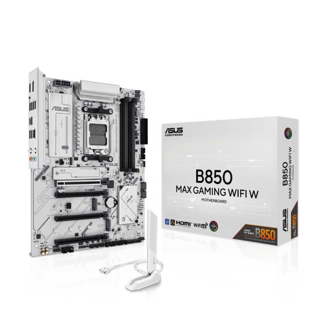 ASUS ROG STRIX B850 MAX GAMING WIFI White AMD AM5 ATX Motherboard
