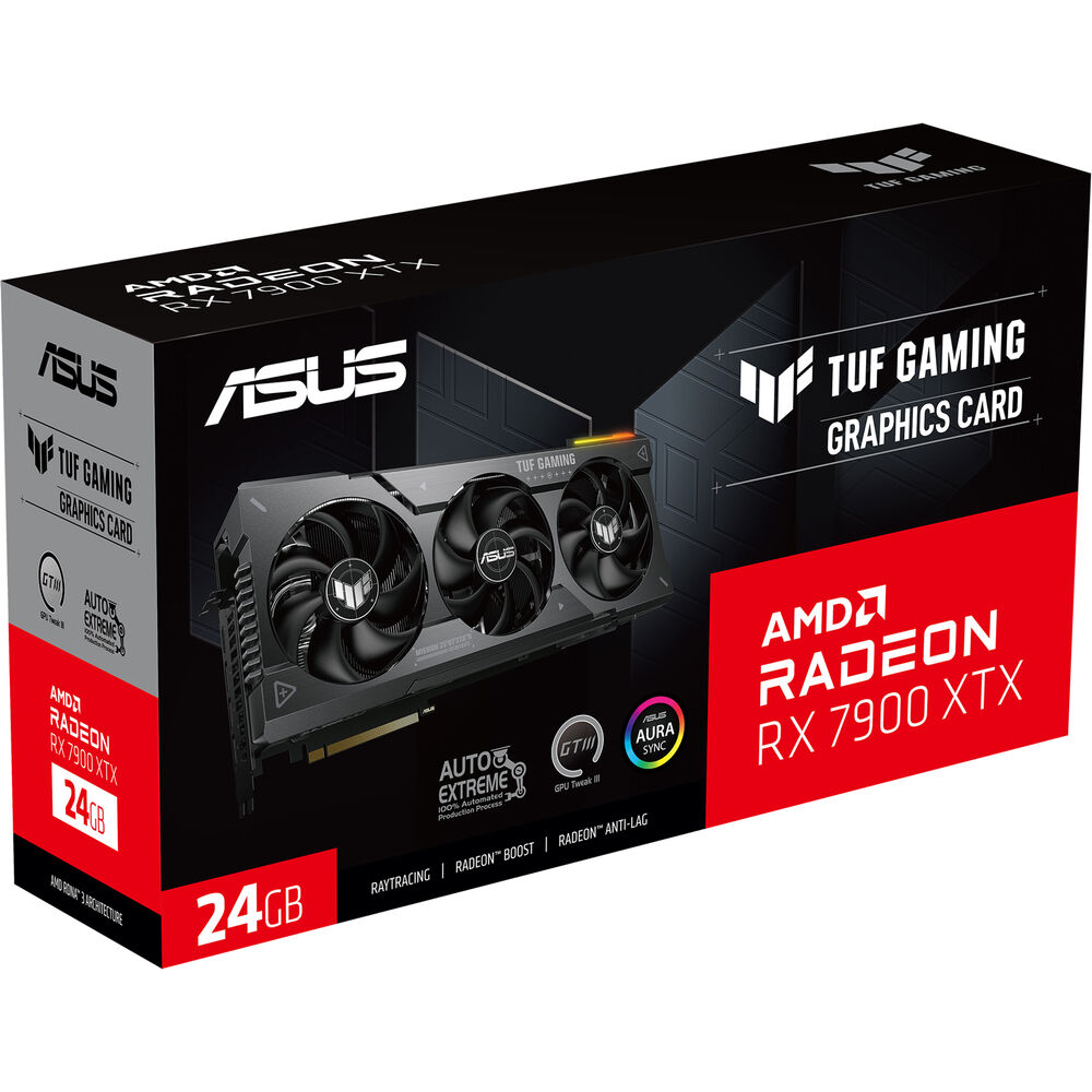 ASUS Radeon RX 7900 XTX TUF Gaming 24GB GDDR6 384-bit PCI Express 4.0 x16 GPU