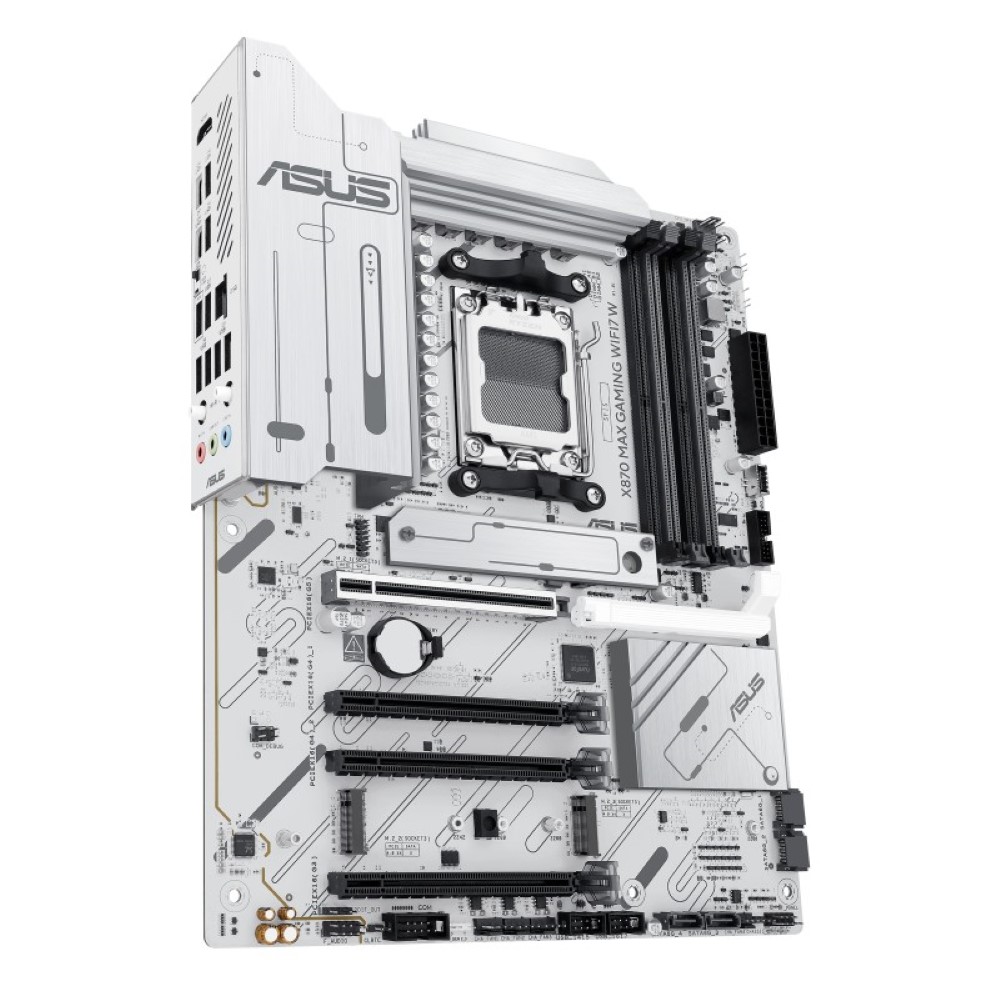 ASUS X870 MAX GAMING WIFI7 White AMD AM5 ATX Motherboard - Image 4 | PC Wala Online