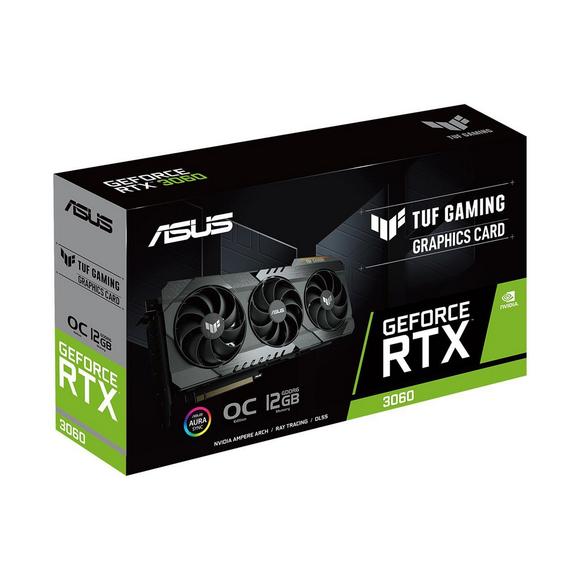ASUS TUF Gaming GeForce RTX 3060 OC 12GB GDDR6 PCI Express 4.0 Video Card (Used) 192-bit