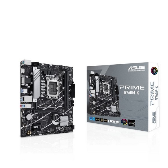 ASUS Prime B760M-K D5 Intel LGA 1700 Micro-ATX Motherboard
