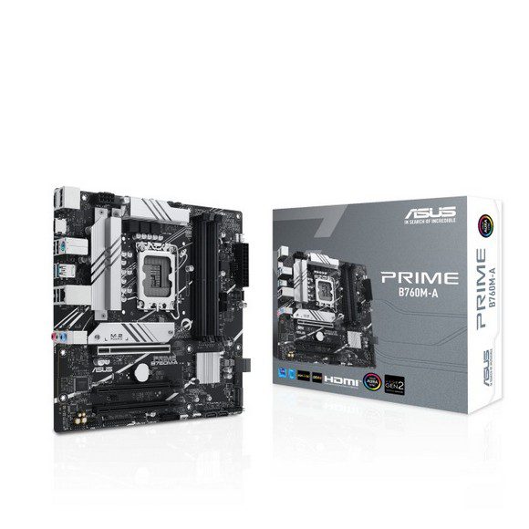 ASUS PRIME B760M-A Intel LGA 1700 Micro-ATX Motherboard