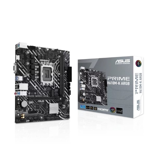 ASUS Prime H610M-K D5 Intel LGA 1700 Micro-ATX DDR5 Motherboard