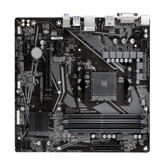 Gigabyte A520M DS3H mATX DDR4 AMD AM4 Motherboard