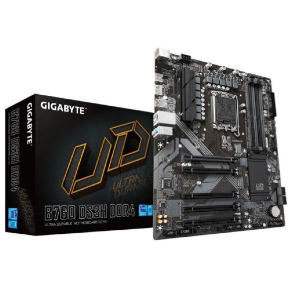 Gigabyte B760 DS3H DDR4 Intel LGA 1700 ATX Motherboard