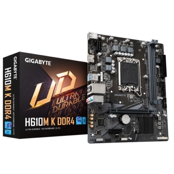 GIGABYTE H610M K Intel LGA1700 Micro-ATX Motherboard (DDR4)