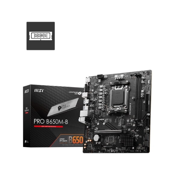 MSI PRO B650M-B mATX DDR5 AMD AM5 Motherboard