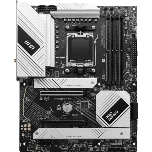 MSI PRO B650-A WIFI AMD AM5 ATX Motherboard - Image 2 | PC Wala Online