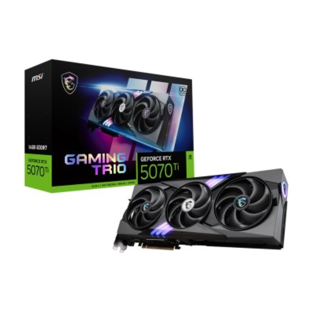 MSI GeForce RTX 5070 Ti GAMING TRIO OC PLUS 16GB GDDR7 256-bit PCIe 5.0 x16 GPU