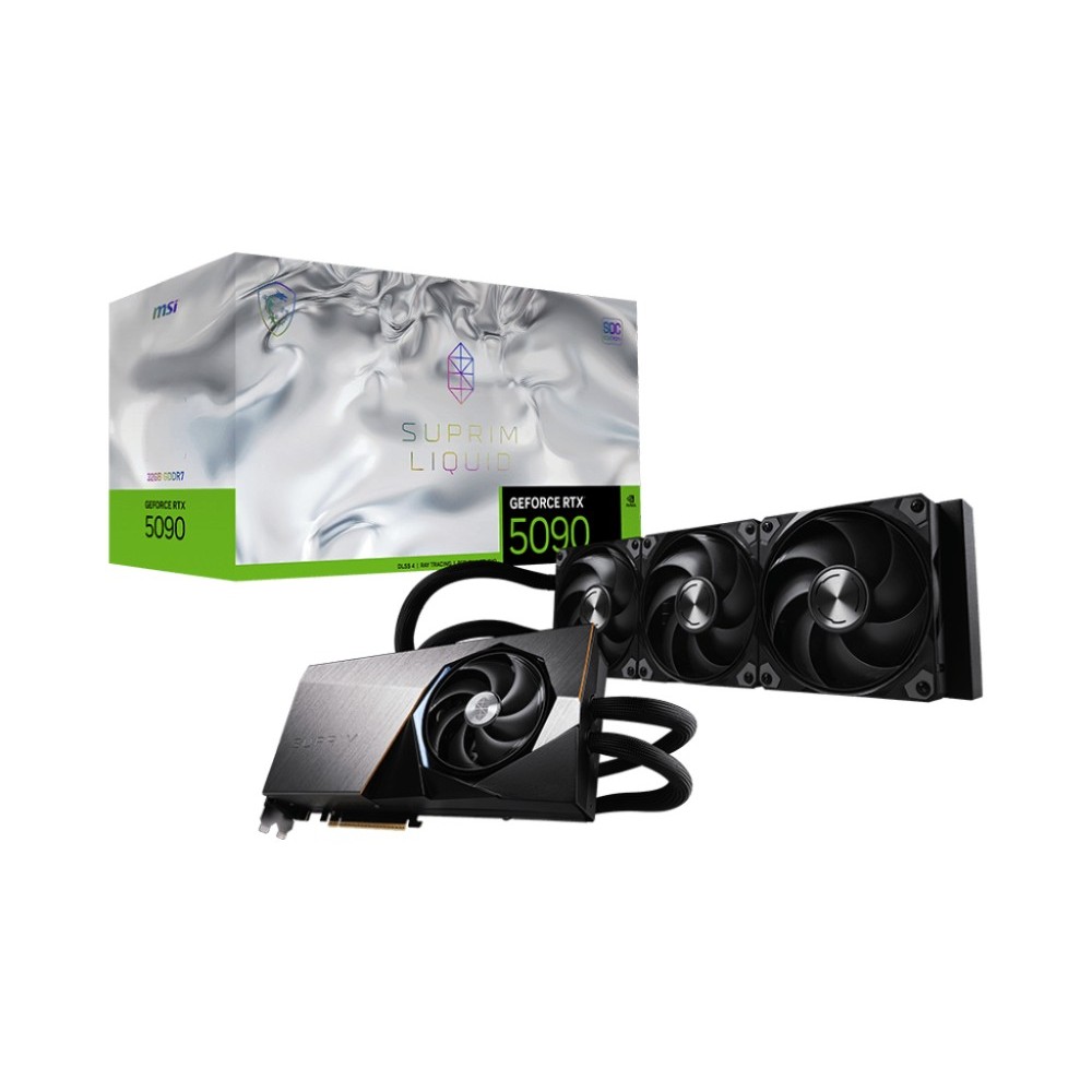 MSI GeForce RTX 5090 SUPRIM LIQUID SOC 32Gb GDDR7 PCIe 5.0 x16 32GB 512-bit PCI Express 5.0 x16 GPU