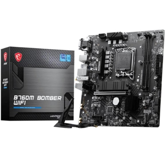 MSI B760M Bomber WIFI DDR5 Micro-ATX Motherboard