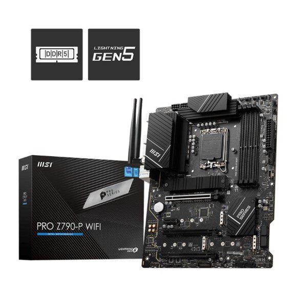 MSI PRO Z790-P WIFI DDR5 Intel LGA 1700 ATX Motherboard