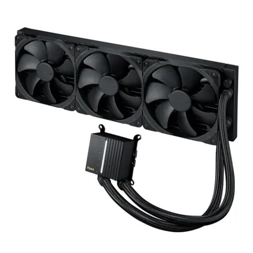 ASUS ProArt LC 420 3-Phase Motor 420mm AIO Liquid CPU Cooler with Noctua Fans image 2