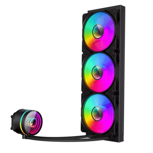 Gamemax Iceburg 360 Infinity ARGB 360mm AIO Liquid CPU Cooler Black image 4
