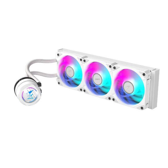Gigabyte Aorus Waterforce II 360mm AIO Liquid CPU Cooler White image 2