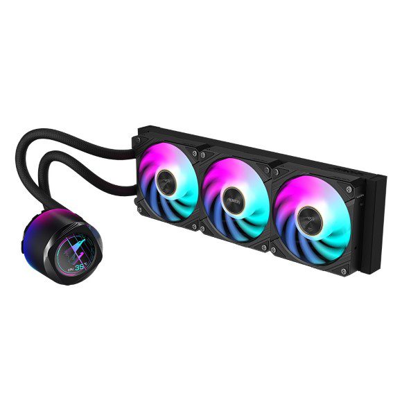 Gigabyte Aorus Waterforce X II 360mm AIO Liquid CPU Cooler Black image 1