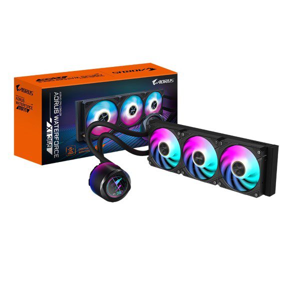 Gigabyte Aorus Waterforce X II 360mm AIO Liquid CPU Cooler Black image 5