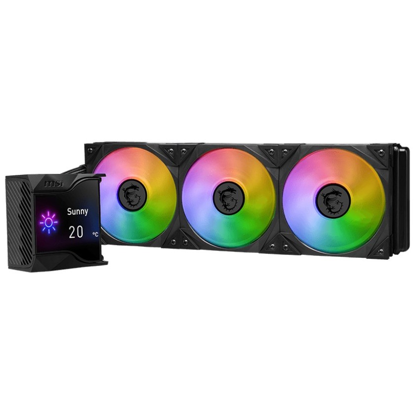 MSI MPG CoreLiquid D360 ARGB 360mm AIO Liquid CPU Cooler Black image 4