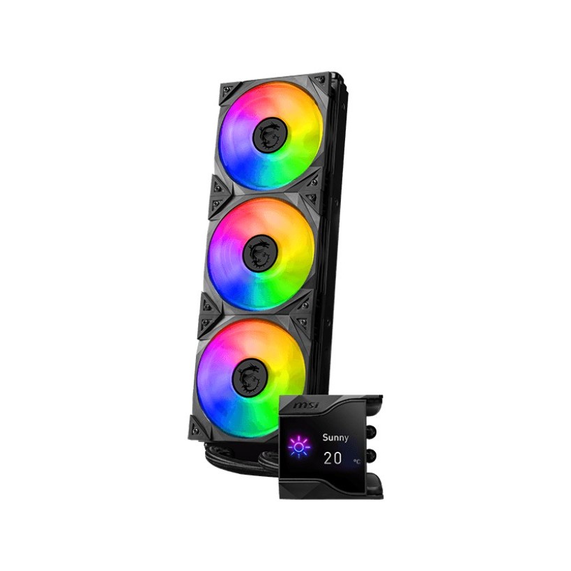 MSI MPG CoreLiquid D360 ARGB 360mm AIO Liquid CPU Cooler Black image 5