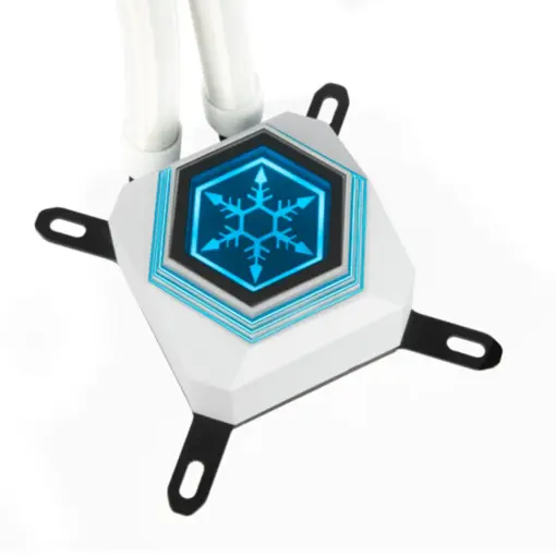 SilverStone PF360W ARGB V2 360mm Premium AIO Liquid CPU Cooler White image 3