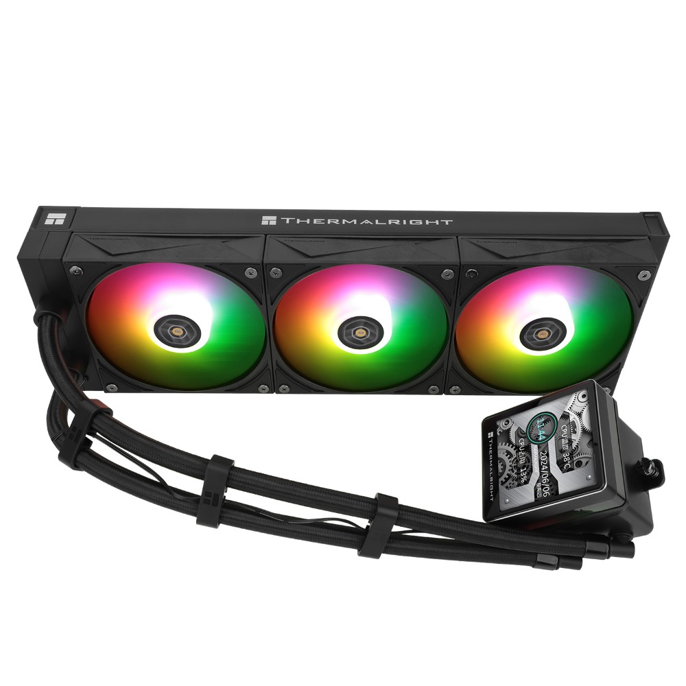 Thermalright Grand Vision 360 ARGB IPS LCD 360mm AIO Liquid CPU Cooler Black - Image 4 | PC Wala Online