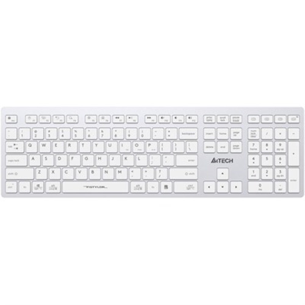 A4Tech FBX50C Premium White Reliable Normal Office Keyboard