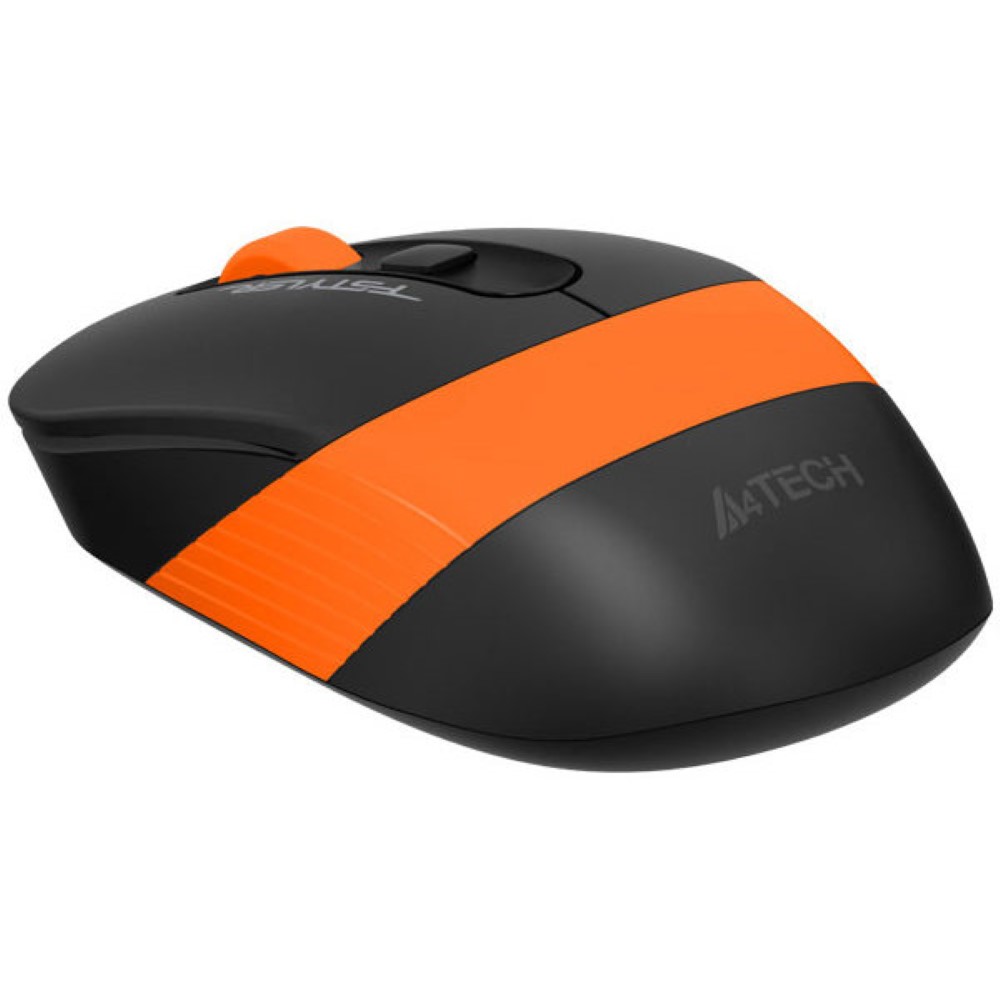 A4Tech FG10S 2.4GHz Wireless Silent 2000 DPI Compact Office Mouse – Orange - Image 3 | PC Wala Online