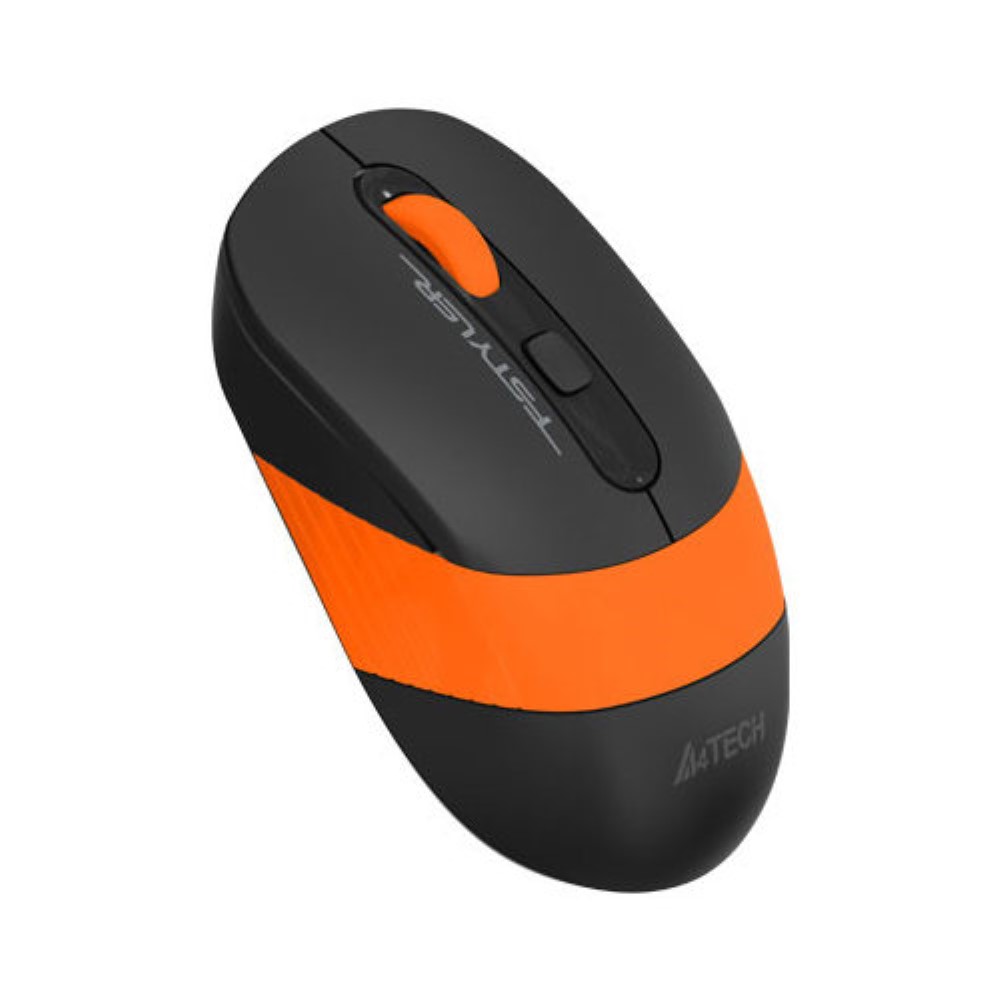 A4Tech FG10S 2.4GHz Wireless Silent 2000 DPI Compact Office Mouse – Orange - Image 4 | PC Wala Online