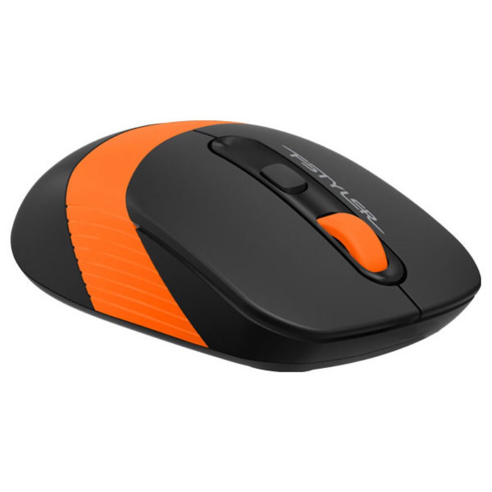 A4Tech FG10S 2.4GHz Wireless Silent 2000 DPI Compact Office Mouse – Orange - Image 5 | PC Wala Online