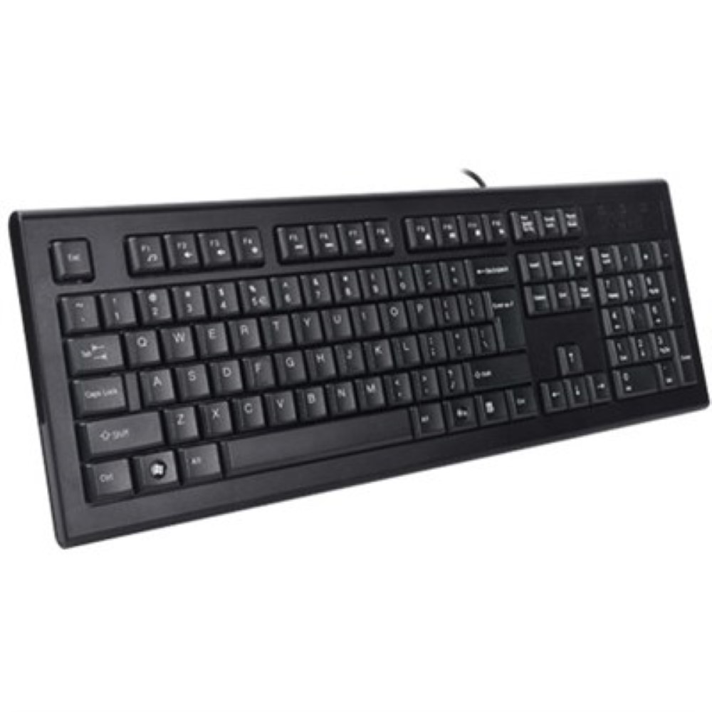A4Tech KR 85 ComfortKey RoundEdge Keycaps Silent Normal Office Keyboard
