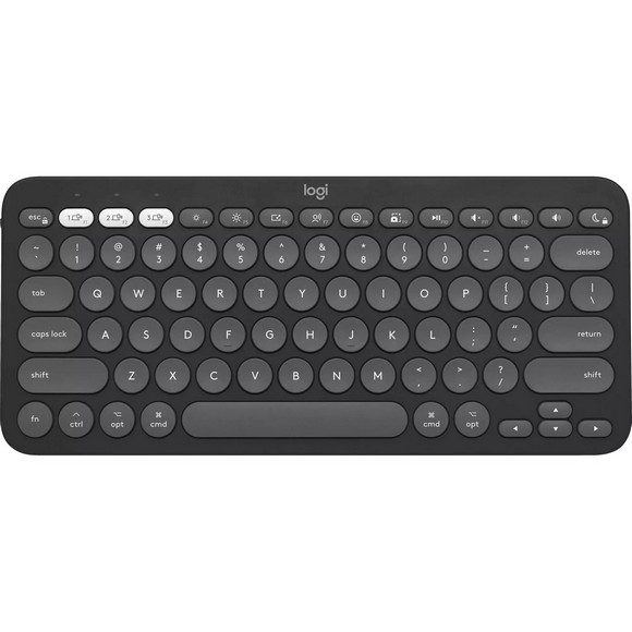 Logitech PEBBLE Premium Graphite Reliable Normal Office Keyboard