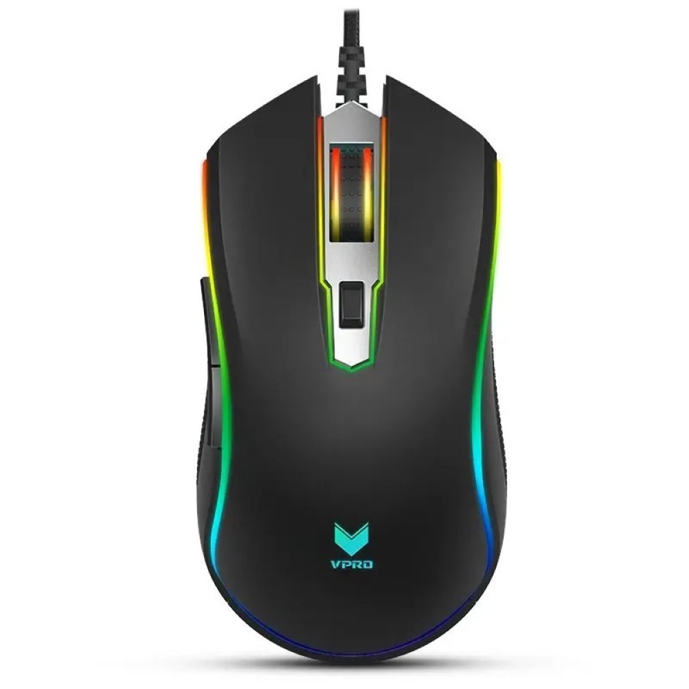 Rapoo V25S USB Wired Up to 7000 DPI Gaming Mouse – Black - Buy in Pakistan at PC Wala Online