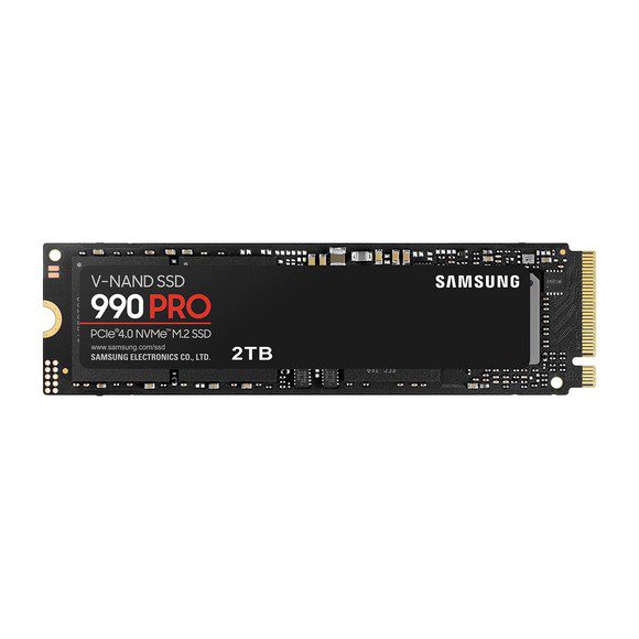 Samsung 990 PRO 2TB PCIe 4.0 x4 NVMe M.2 Gaming SSD for Creators and Professionals