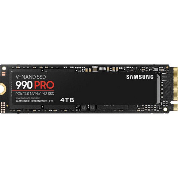 Samsung 990 PRO 4TB PCIe 4.0 x4 NVMe M.2 Gaming SSD for Creators and Professionals