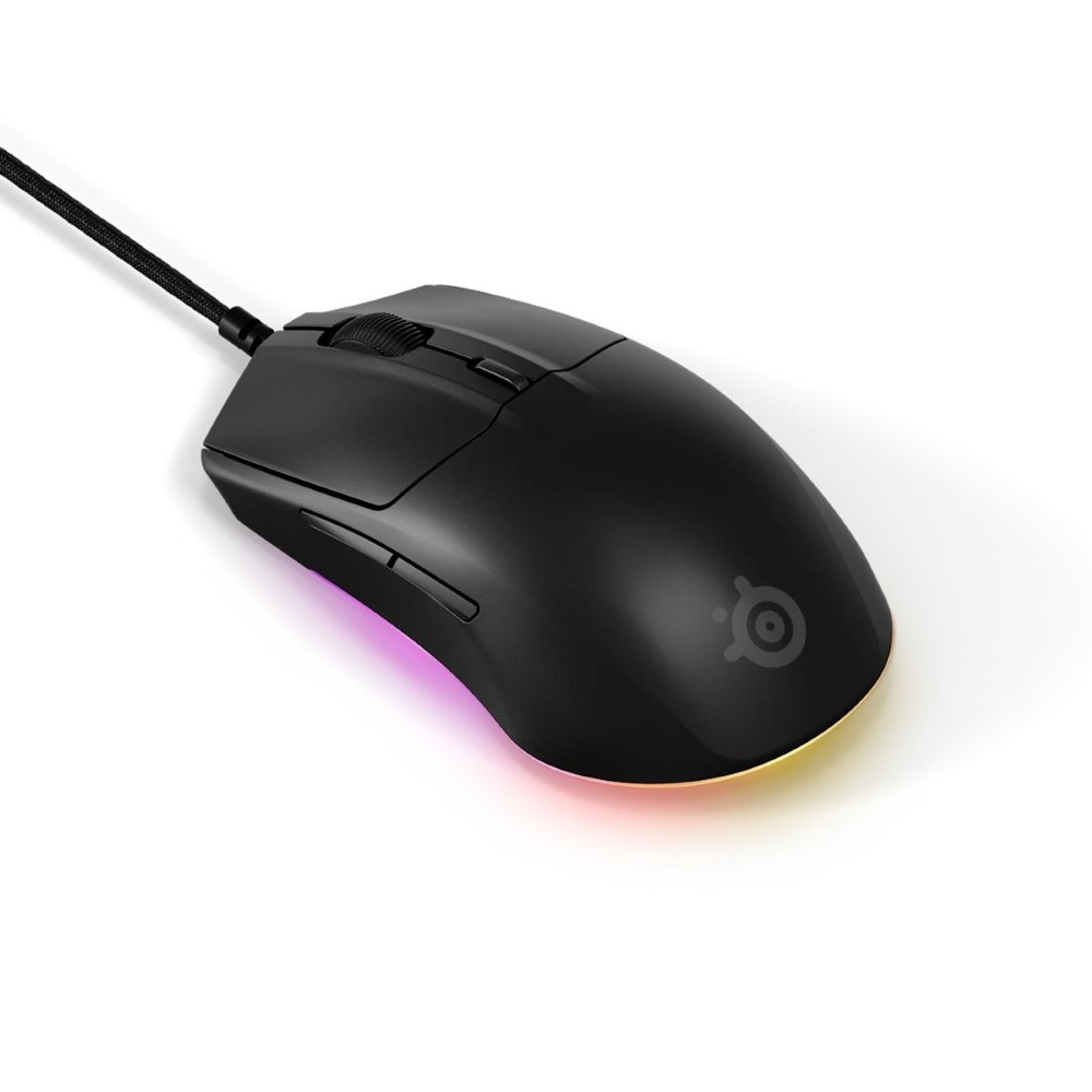 SteelSeries Rival 3 Gen 2 USB Wired Gaming Mouse – Black - Image 3 | PC Wala Online