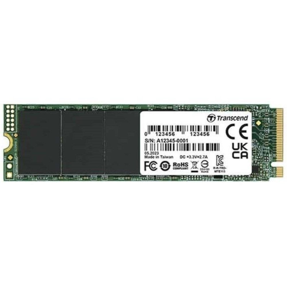 Transcend MTE115S 1TB PCIe 3.0 x4 NVMe M.2 2280 Internal SSD for Everyday Computing