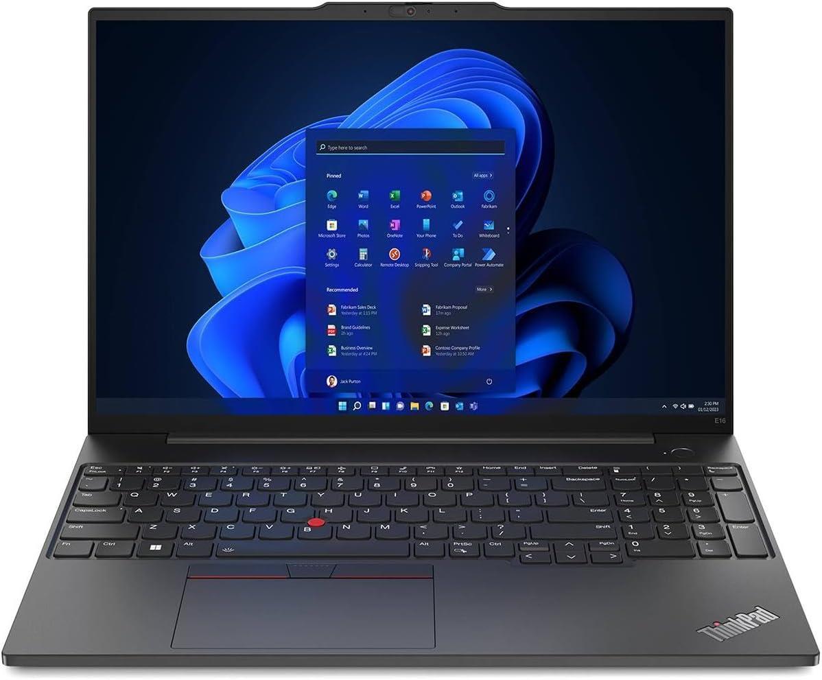 Lenovo E16 Gen 1 ThinkPad – 13th Gen Intel Core i7-1355U deca core | 8GB RAM | 512GB SSD | Business Laptop - Buy in Pakistan at PC Wala Online
